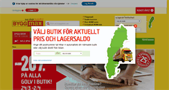 Desktop Screenshot of byggmax.se